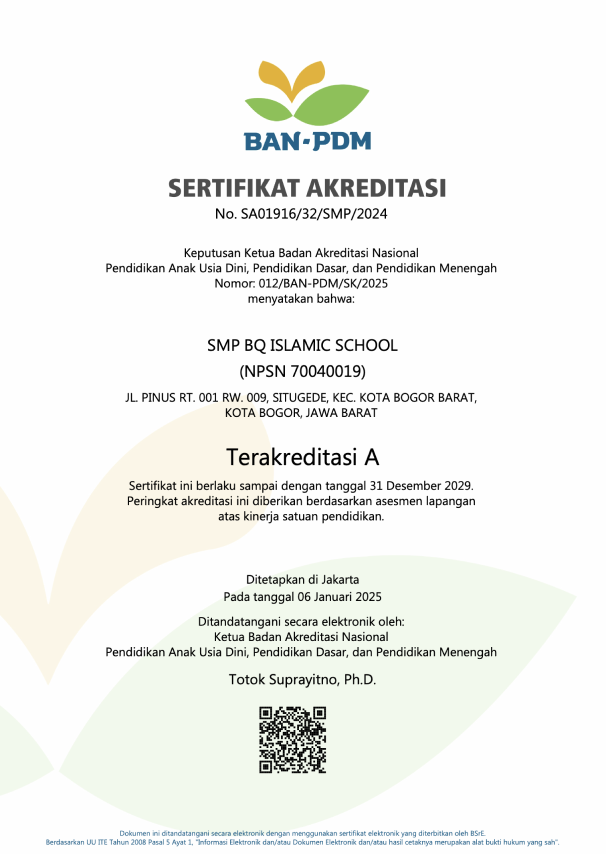 Akreditasi "A" 2025